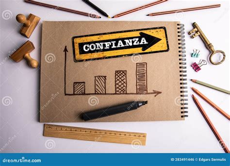 Trust Concept. Text in Spanish Stock Photo - Image of truth, competence ...