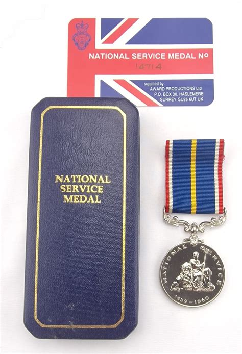 National Service Medal | Time Militaria