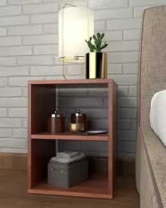 Artelex Sigma Engineered Wood 2-Tier Shelf Side Table - Bedside, Sofa ...