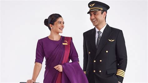 Air India Unveils New Uniforms Designed By Manish Malhotra For Cabin ...