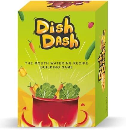 Dish Dash, Quick Playing Strategy Card Game for 5+ Years, 2-4 Players ...
