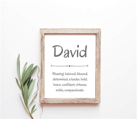 David Name Meaning