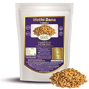 Buy Biotic Natural Methi Dana Powder - Fenugreek Seeds Powder ...
