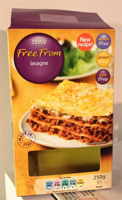 Free From G.: Tesco Gluten Free Lasagna Sheets