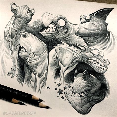 Image result for Alien Creature Drawing