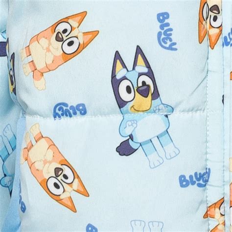 Buy Bluey Bingo Little Boys Fashion Zip Up Winter Coat Puffer Jacket ...