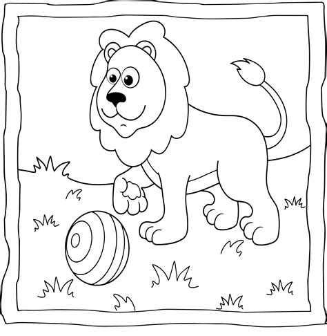 Lioness Coloring Page