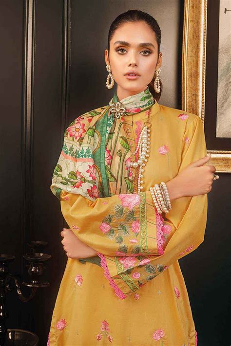 Gul Ahmed Summer 2022 · Premium Collection – 3PC Tissue Silk Dupatta W ...