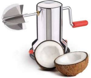 mitsu Stainless Steel Coconut Scrapper Grater Cutter Slicer Peeler ...