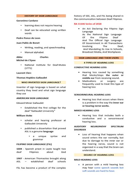 Image result for Filipino Sign Language History