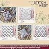 Buy STITCHNEST Cotton 100TC Cushion Cover, 16 x 16 Inches, Grey, Set of ...