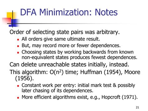 Minimization Algorithm for DFA 的图像结果