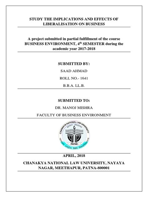 Image result for Business Environment Projects