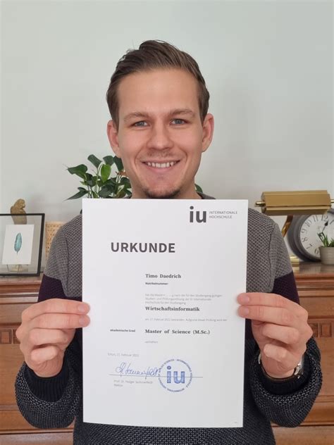 Timo Daedrich auf LinkedIn: #master #studium #abschluss #fernstudium # ...