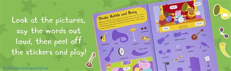 Peppa Pig : 1000 First Words Sticker Boo : Peppa Pig: Amazon.in: Books