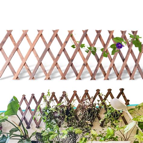 Snapklik.com : Wooden Lattice Panels For Outside 1Pack, 75"x11.8 ...