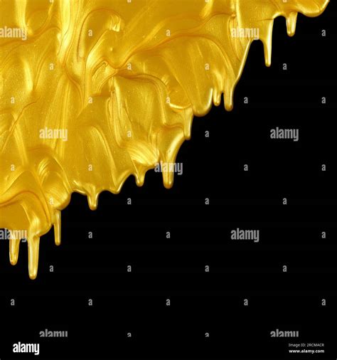 Dripping Gold Paint