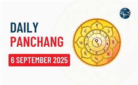 6 September 2025 Panchang & Daily Panchang