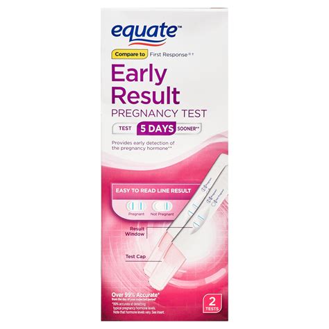 Brandclub - Equate Early Result Pregnancy Test, 2 Tests