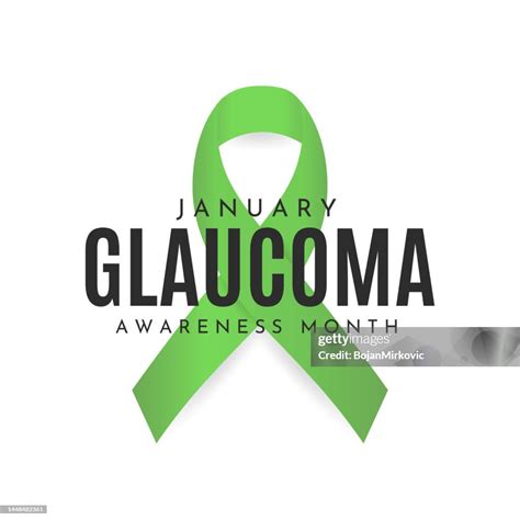 Glaucoma Awareness Month Poster January Vector High-Res Vector Graphic ...