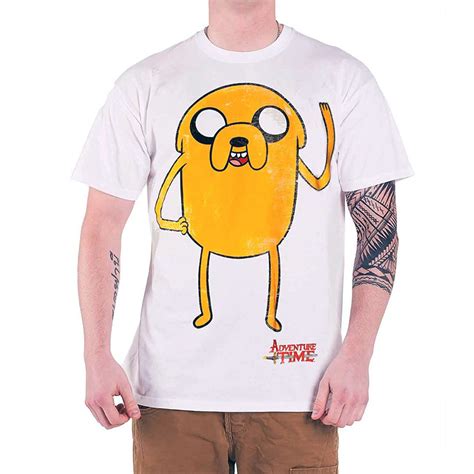 Adventure Time Jake Waving T-Shirt - GeekVault