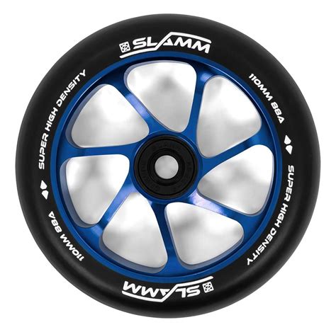 Slamm Team 110mm Stunt Scooter Wheel - Blue — Skates.co.uk