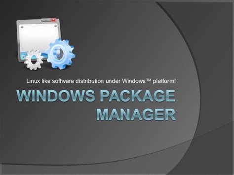 Image result for Windows Package Management