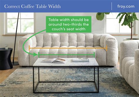 Coffee Table Height & Size Selection Guide - Froy.com
