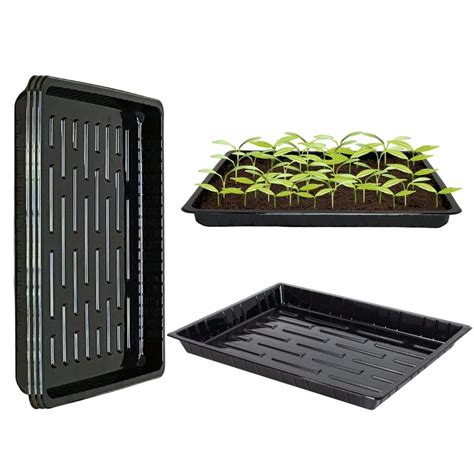 Snapklik.com : Microgreen Seed Starter Grow Trays Shallow Seeding ...