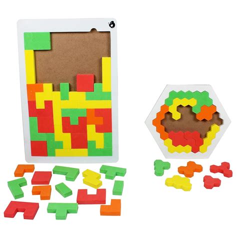 Buy Butterfly Edufields Tangram Tetris Jigsaw Puzzles for Kids Age 4 5 ...