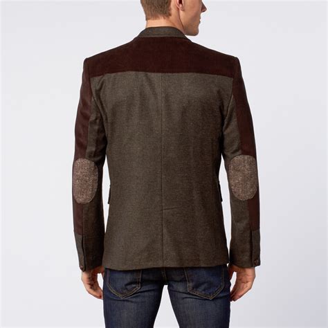 Elbow Patch Western Sport Coat // Brown (M) - Ron Tomson - Touch of Modern