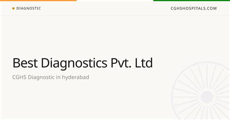 Best Diagnostics Pvt. Ltd (Hyderabad) — CGHS Empanelled