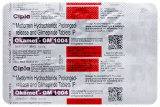 Okamet GM 1004 Tablet: Uses, Side Effects, Price & Substitutes