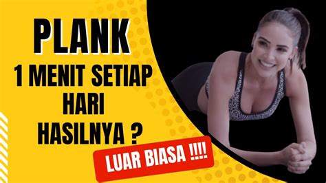 plank 1 menit membakar berapa kalori