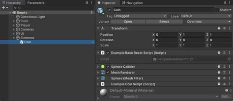 Unity Restart Scene 的图像结果