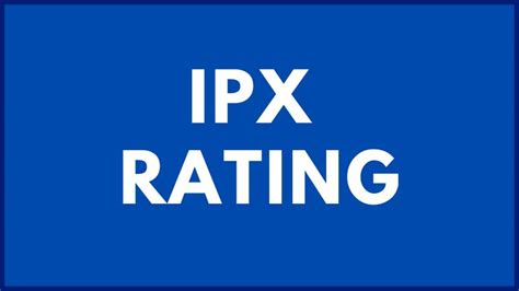 Image result for IPX Waterproof Rating Chart