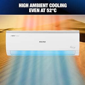 Voltas 1 Ton 3 Star, Inverter Split AC(Copper, 4-in-1 Adjustable Mode ...