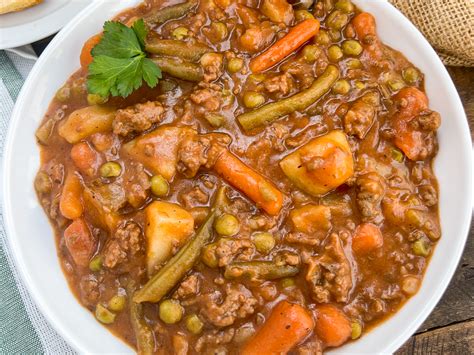 Ground Beef Stew Ground Beef Stew Dutch Oven Daddy