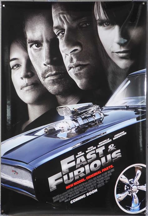 Fast and Furious Original Movie Poster UK 1 sht 27"X40" - Simon.Dwyer ...