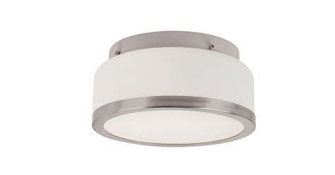 Trans Globe Lighting PL-10092 BN 1 Light Energy Saving 9" Flush Mount ...