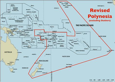 Polynesia Political Map