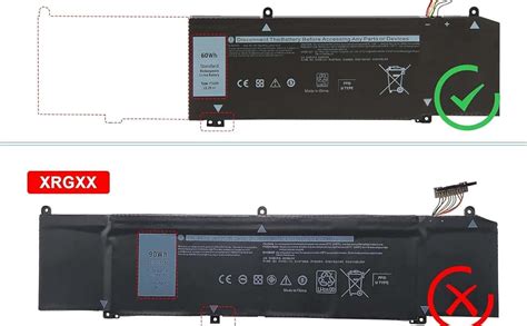 Wefly 1F22N Laptop Battery Compatible for Dell Alienware M15 M17 P79F ...