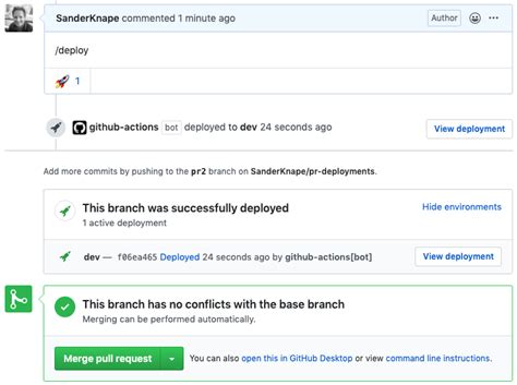 Deployments in GitHub 的图像结果