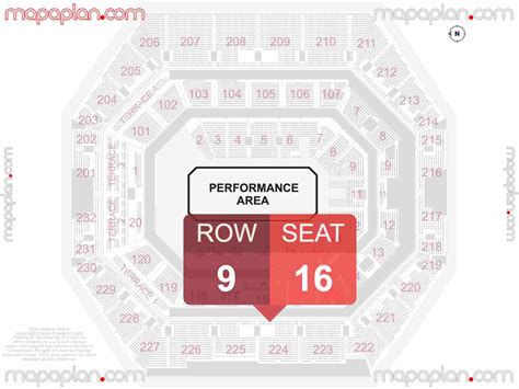 Gainbridge Fieldhouse seat & row numbers detailed seating chart ...