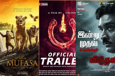 Mufasa: The Lion King vs UI vs Viduthalai Part 2 Box Office Collection ...