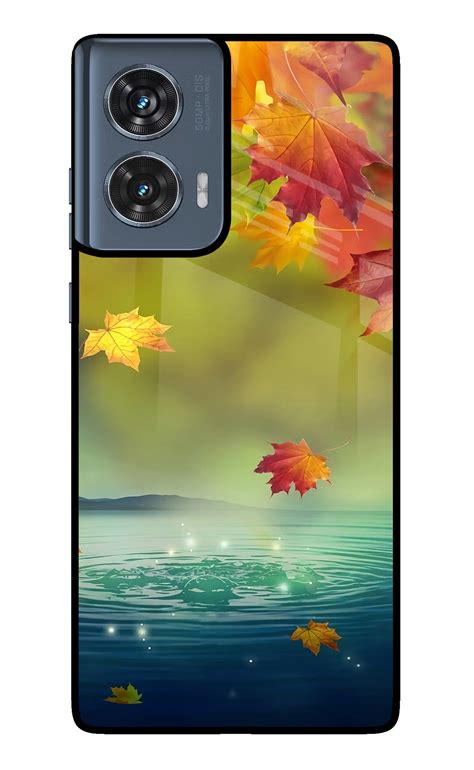 Buy Now Flowers Glass Case for Moto Edge 50 Fusion Online | Casekaro
