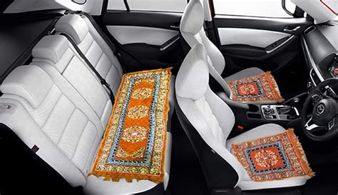 Buy Kuber Industries Velvet Stripe Car Seat Mat (Light Brown, Standard ...