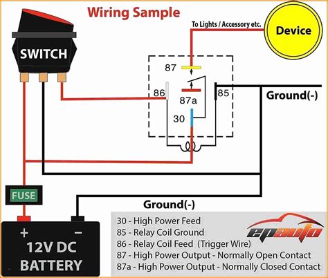 New Wiring Diagram for 40 Amp Relay