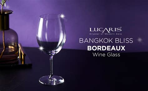 Buy LUCARIS Bangkok Bliss Bordeaux Wine Glass Set of 6-745 ml | Red ...
