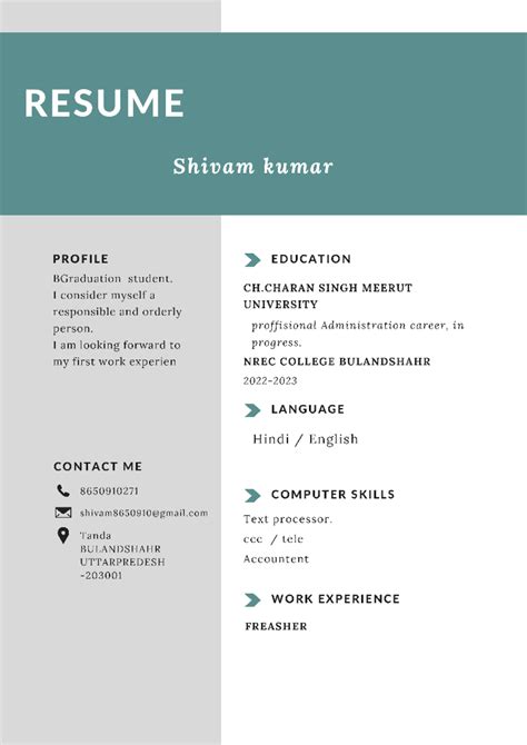White and Green Simple Student CV Resume - cyber security - Studocu